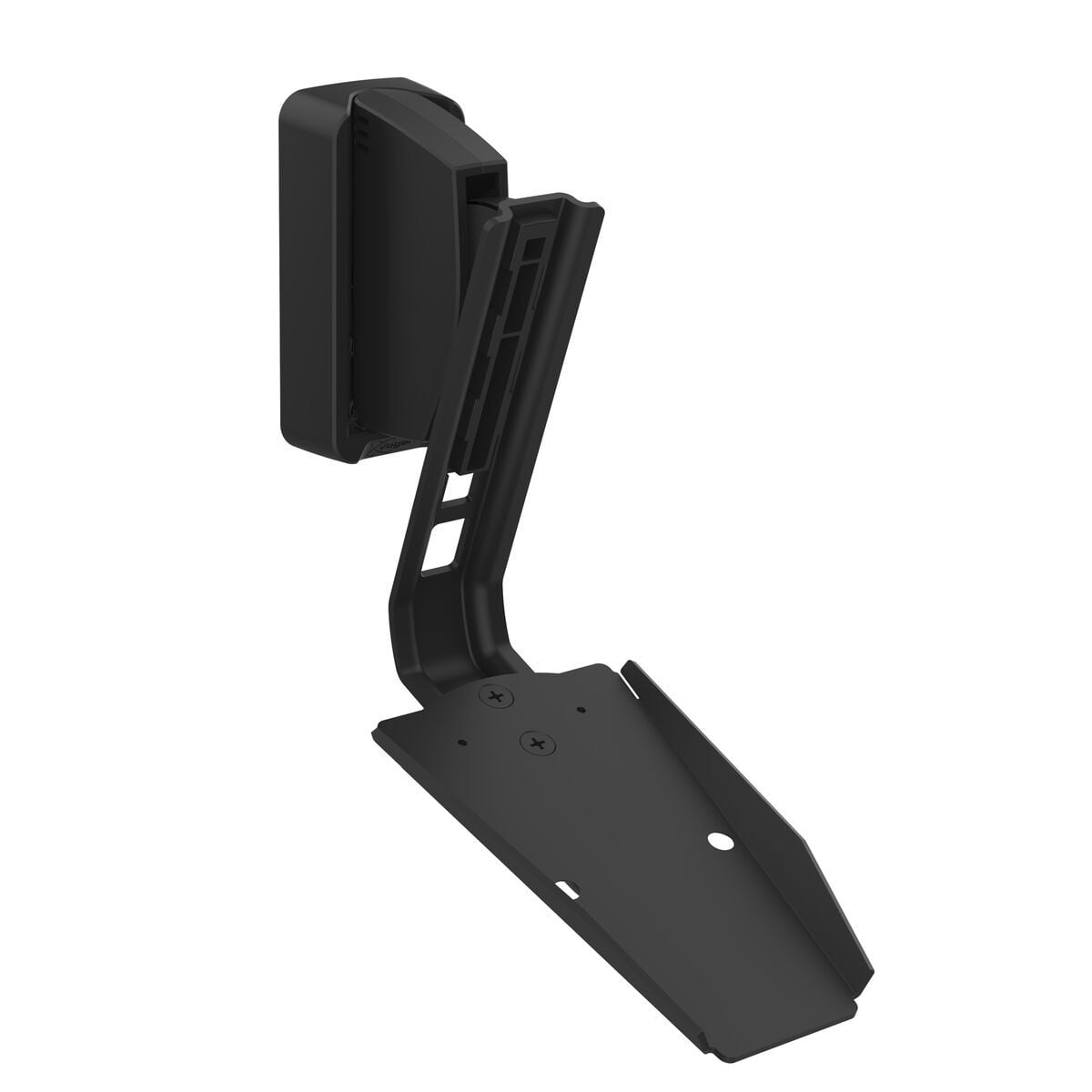 Suptek Staffa di montaggio a parete per altoparlante da scaffale a doppio morsetto laterale per diffusori audio di grandi dimensioni circostanti, può
