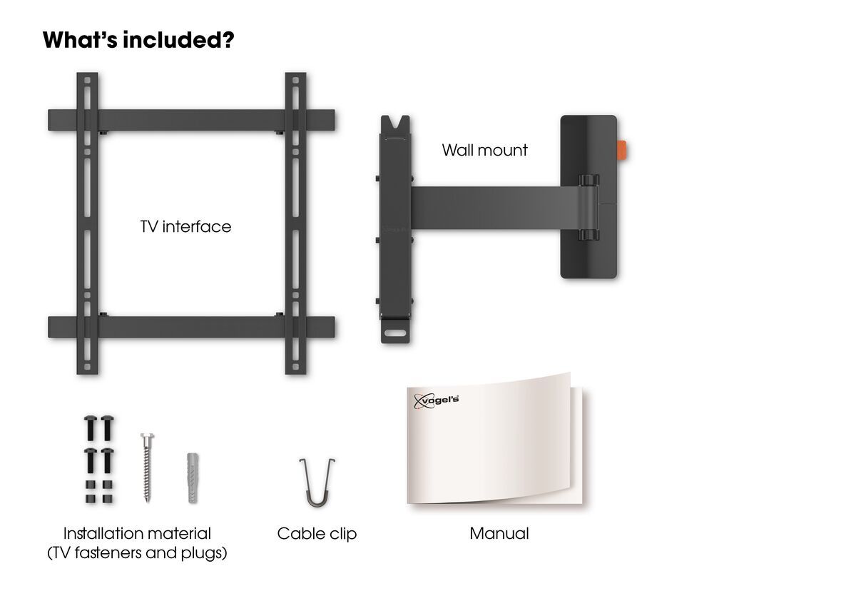 WALL 3325 Full-Motion TV Wall Mount | Vogel's