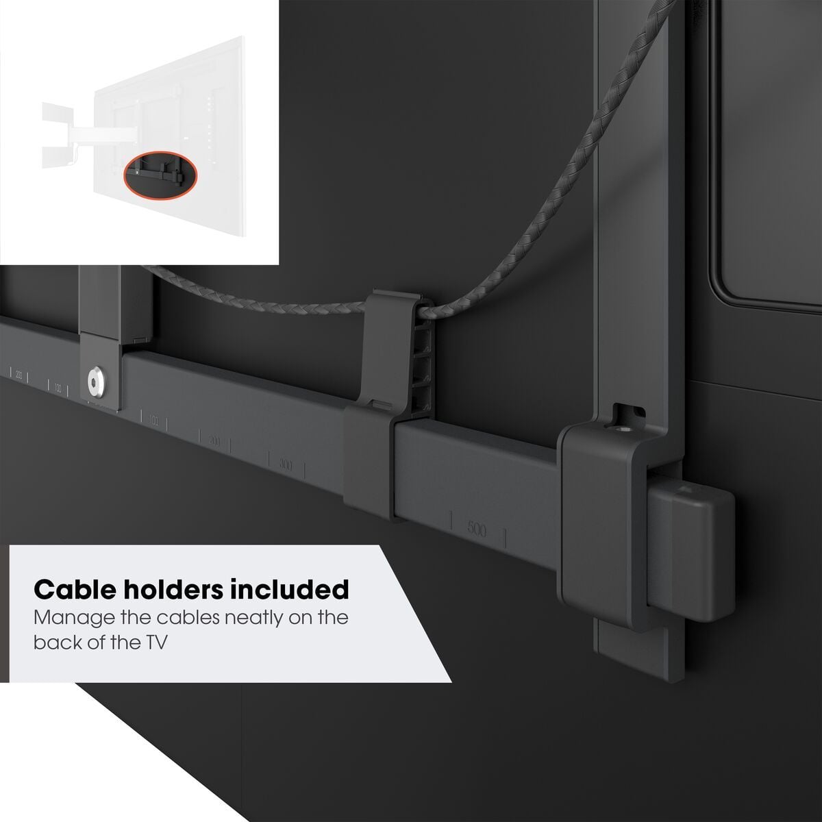 Vogels 壁掛けテレビ　マウント　WALL2245 WALL 3245 Full-Motion TV Wall Mount (black) | Vogel's