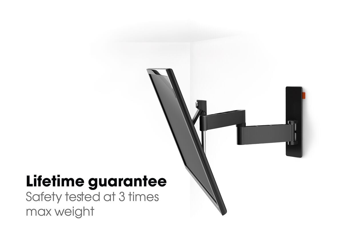 WALL 3345 Full-Motion TV Wall Mount (black) | Vogel's