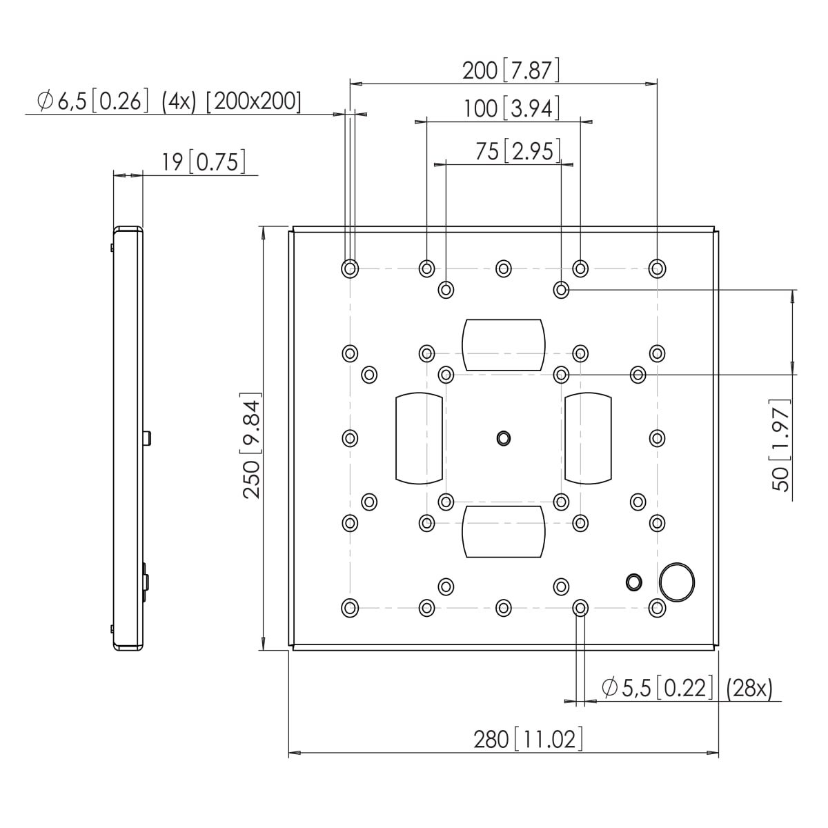 Default product dimensions