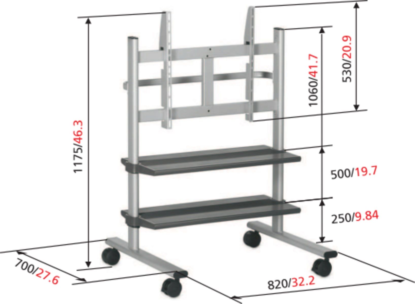 Default product dimensions