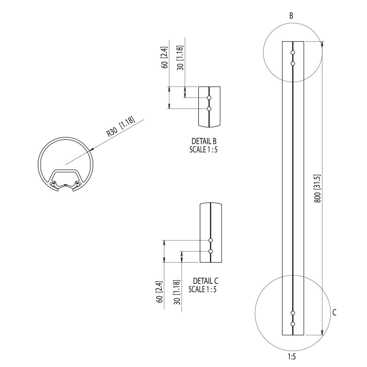 Default product dimensions