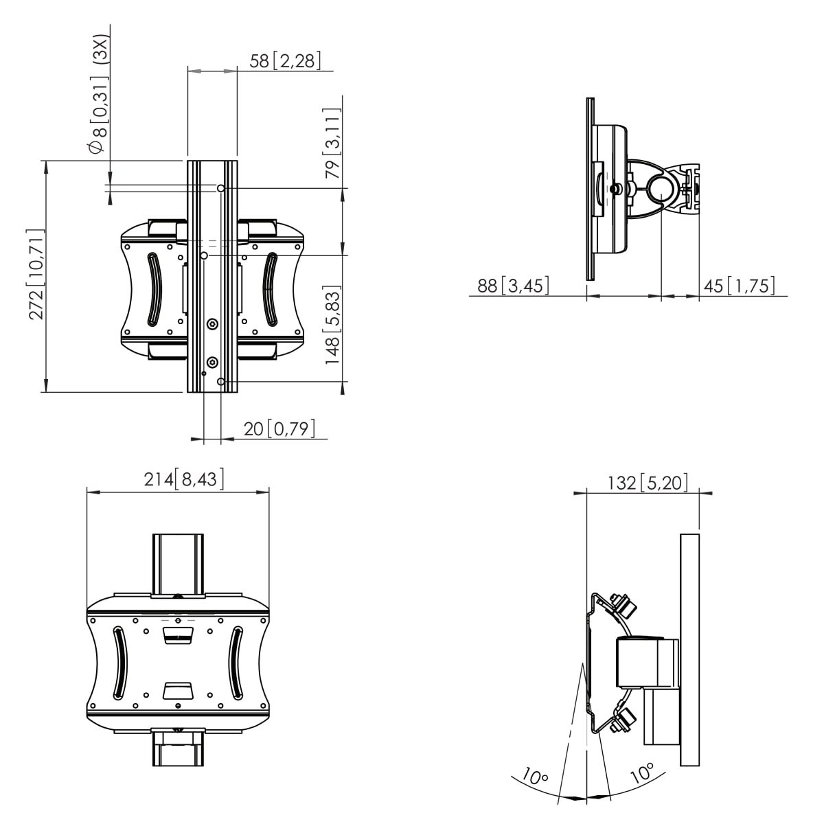 Default product dimensions