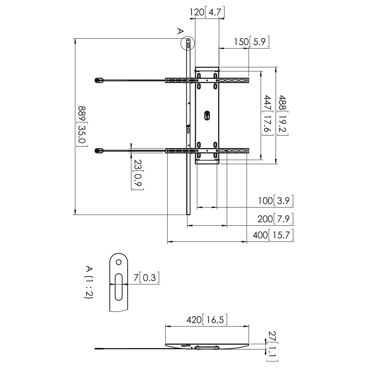 Default product dimensions