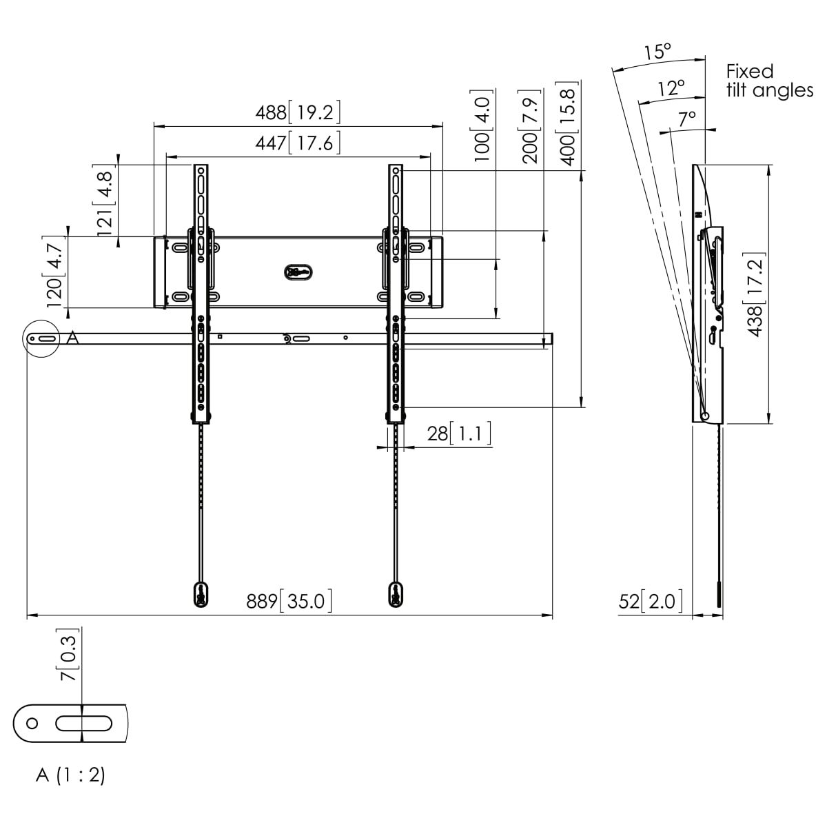 Default product dimensions