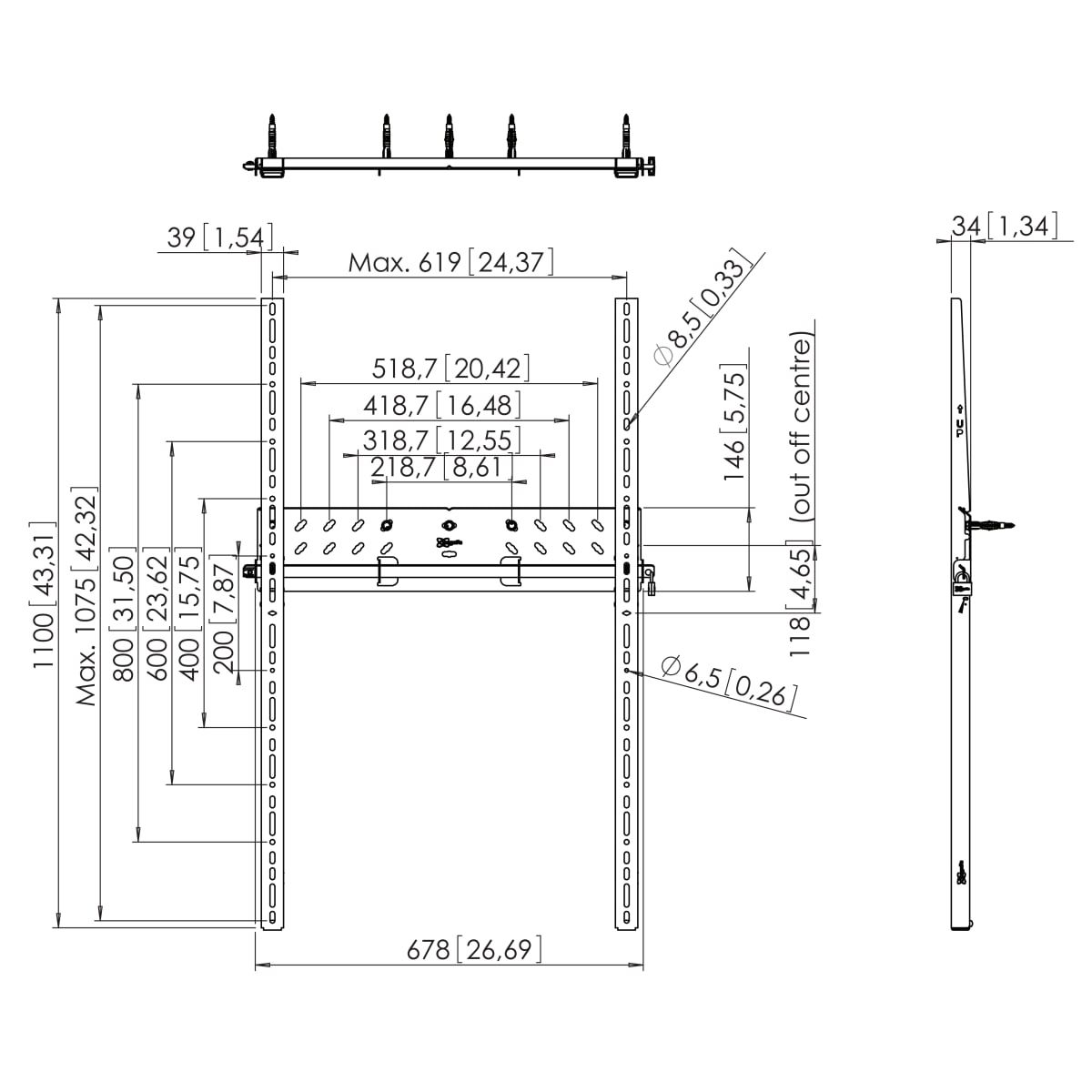 Default product dimensions