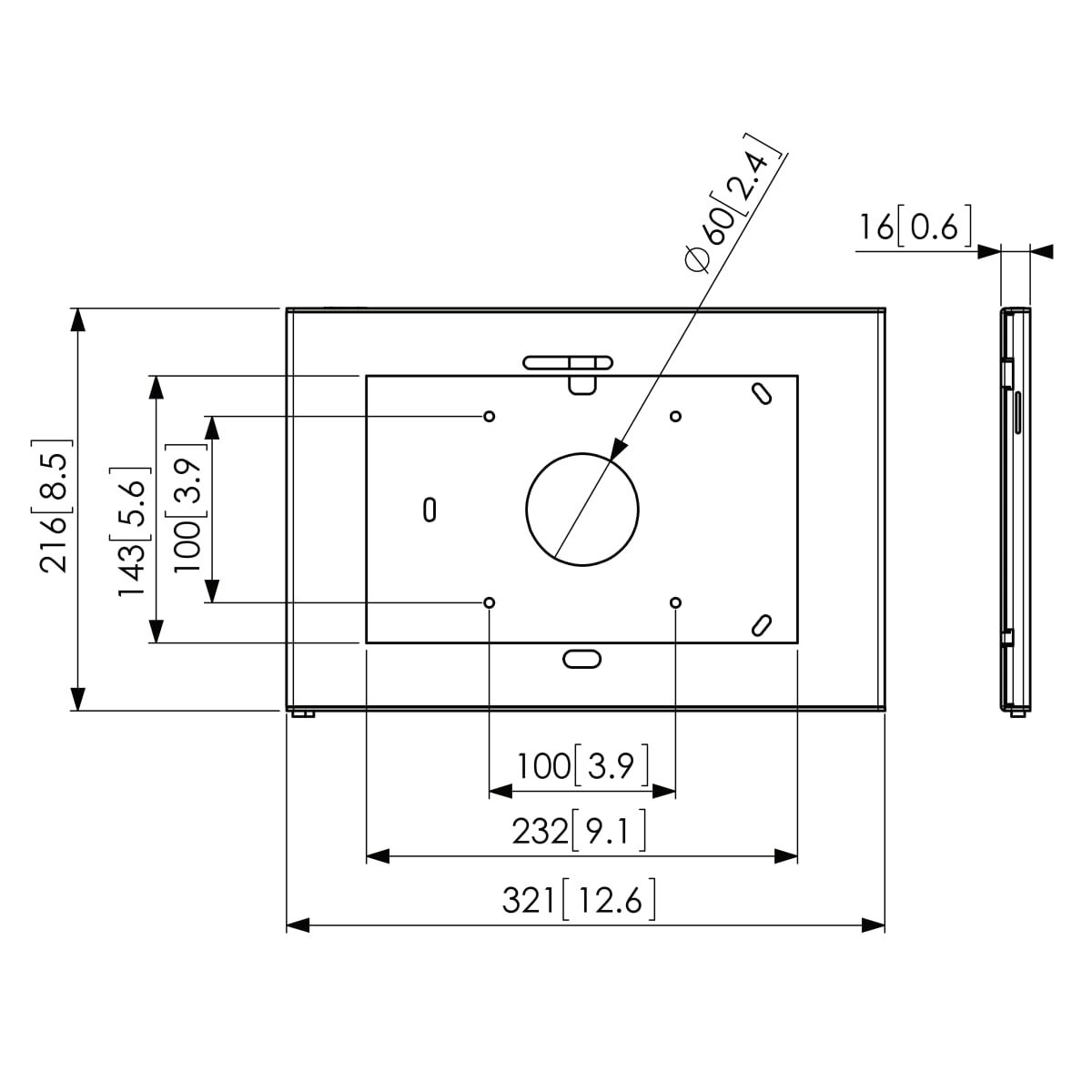 Default product dimensions