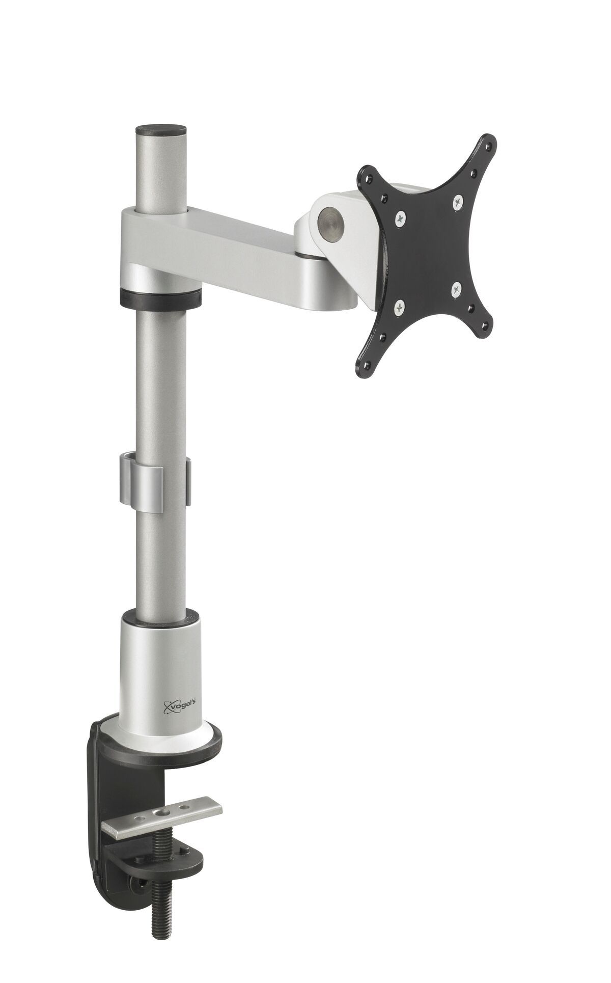Vogel's PFD 8522 Monitor Arm static (silver) - For monitors up to 13 kg - Ideally suited for Gaming and (Home) Office - Product