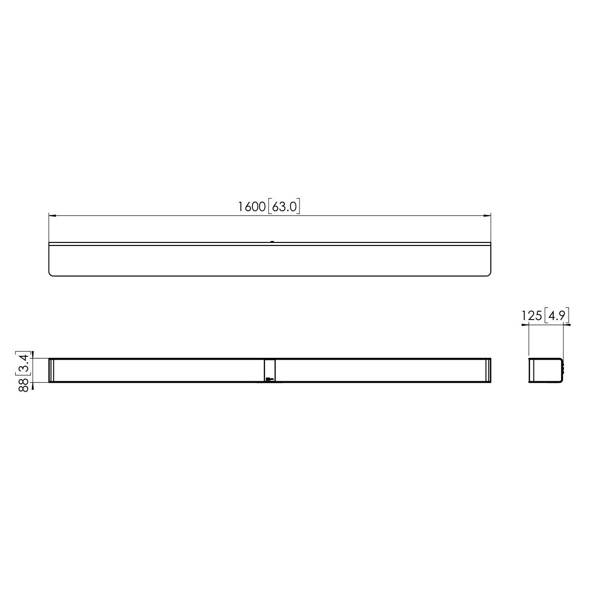 Vogel's PVA 4316 Videokonferenzlautsprecher - Dimensions