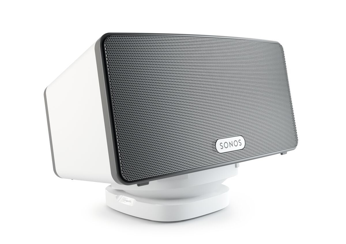 Vogel's SOUND 4113 Table-top Speaker Stand for Sonos One & Play:1 (white) - Application