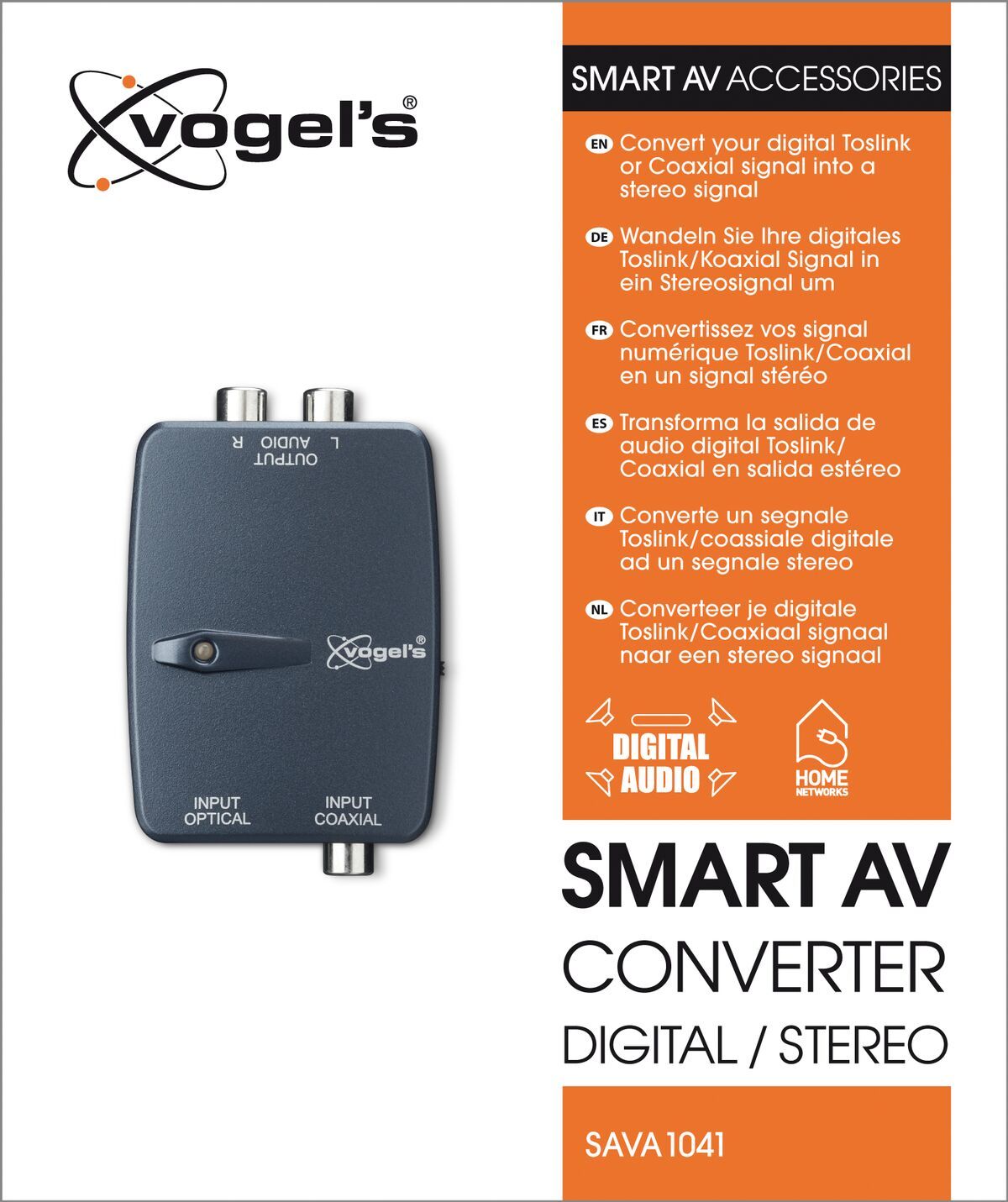 Vogel's SAVA 1041 Smart AV converter digitaal / stereo - Packaging front