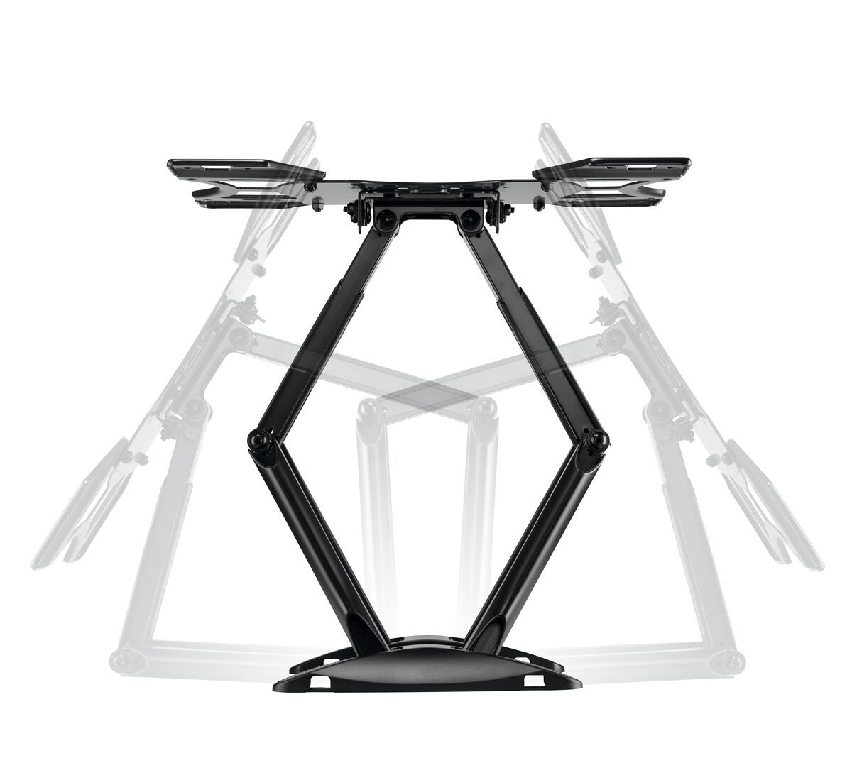 Vogel's BASE 45 L Full-Motion TV Wall Mount - Suitable for 40 up to 82 inch TVs - Full motion (up to 180°) - Tilt up to 15° - Top view