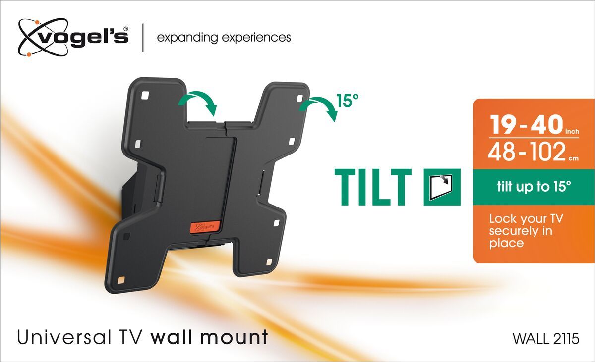 Vogel's WALL 2115 Tilting TV Wall Mount - Suitable for 19 up to 40 inch TVs up to Tilt up to 15° - Packaging front