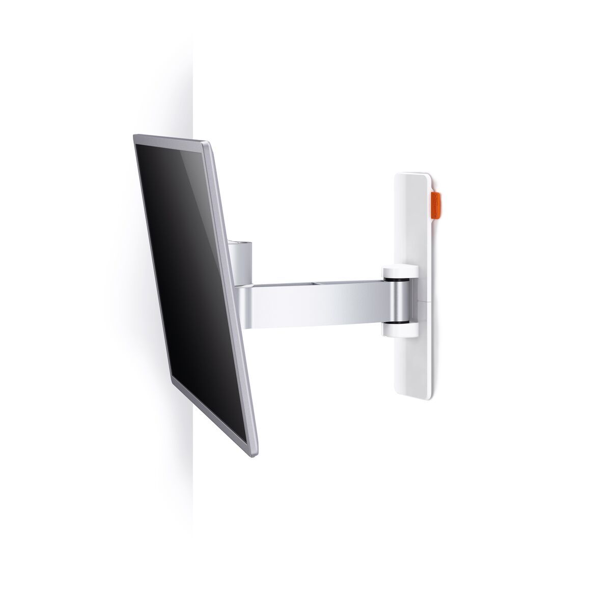 Vogel's WALL 2025 Full-Motion TV Wall Mount (white) - Suitable for 17 up to 26 inch TVs - Motion (up to 120°) - Tilt -10°/+10° - Detail