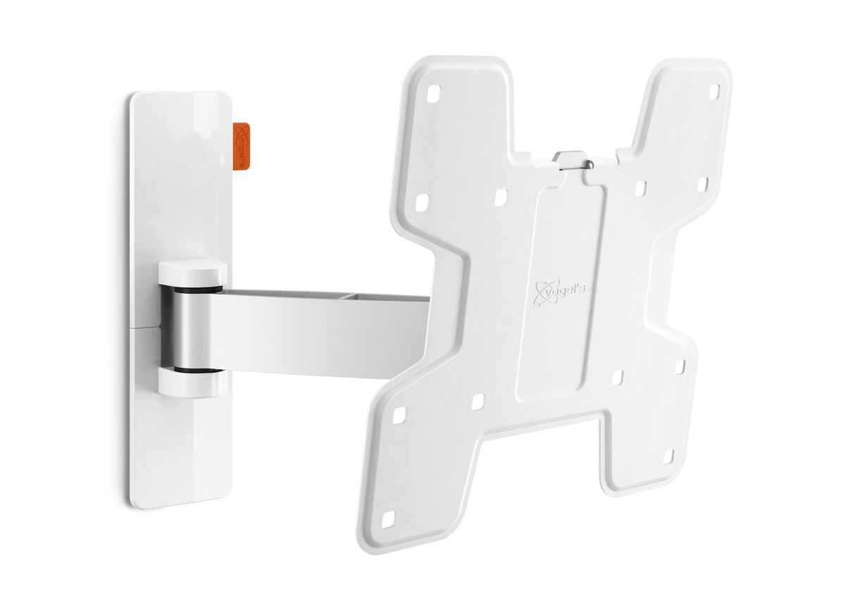 Vogel's WALL 2125 Full-Motion TV Wall Mount (white) - Suitable for 19 up to 40 inch TVs - Motion (up to 120°) - Tilt -10°/+10° - Product