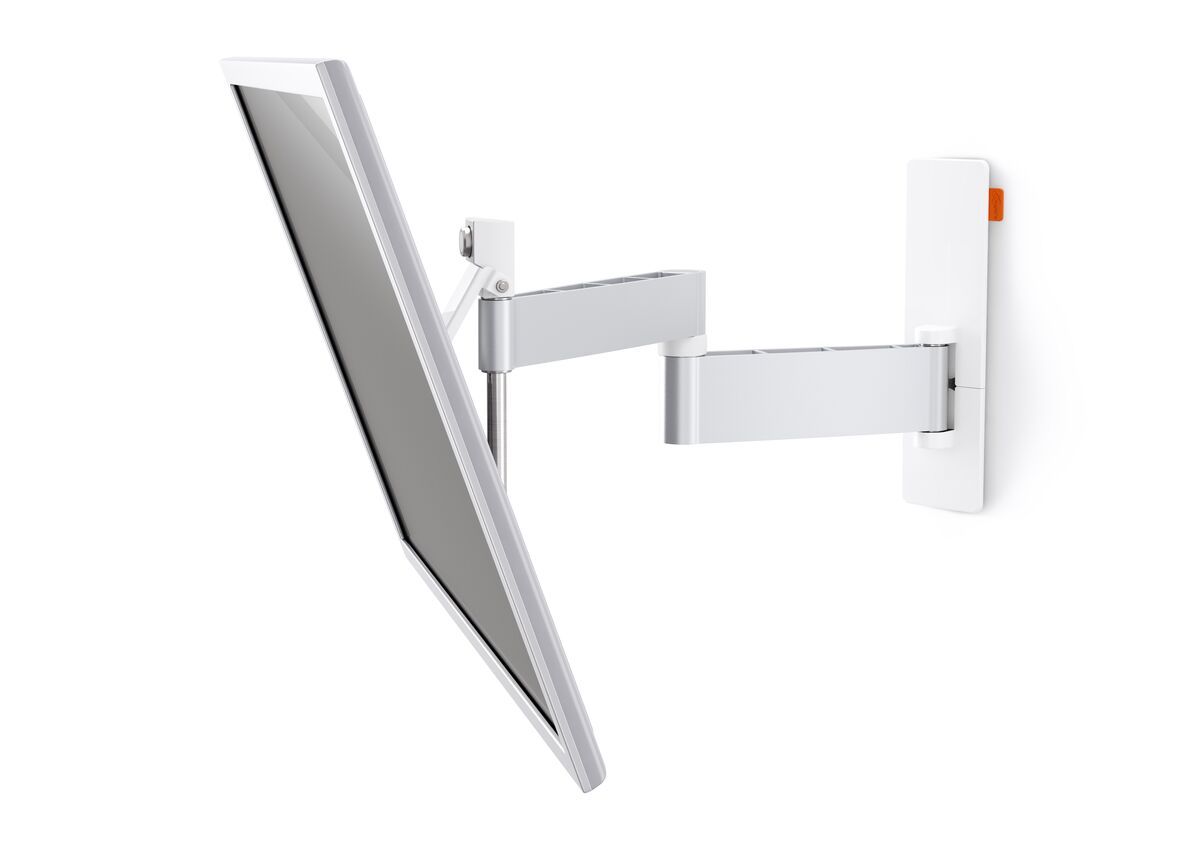 Vogel's WALL 2245 Full-Motion TV Wall Mount (white) - Suitable for 32 up to 55 inch TVs - Full motion (up to 180°) - Tilt up to 20° - White wall
