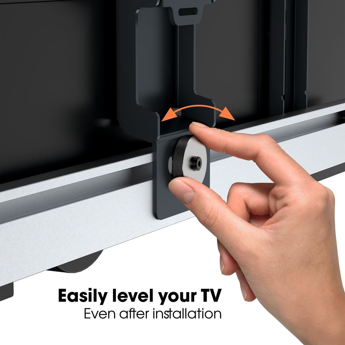Vogel's THIN 546 ExtraThin Support TV Orientable pour écran OLED (noir) - Convient aux téléviseurs de 40 à 65 pouces - Orientable (jusqu'à 180°) - USP