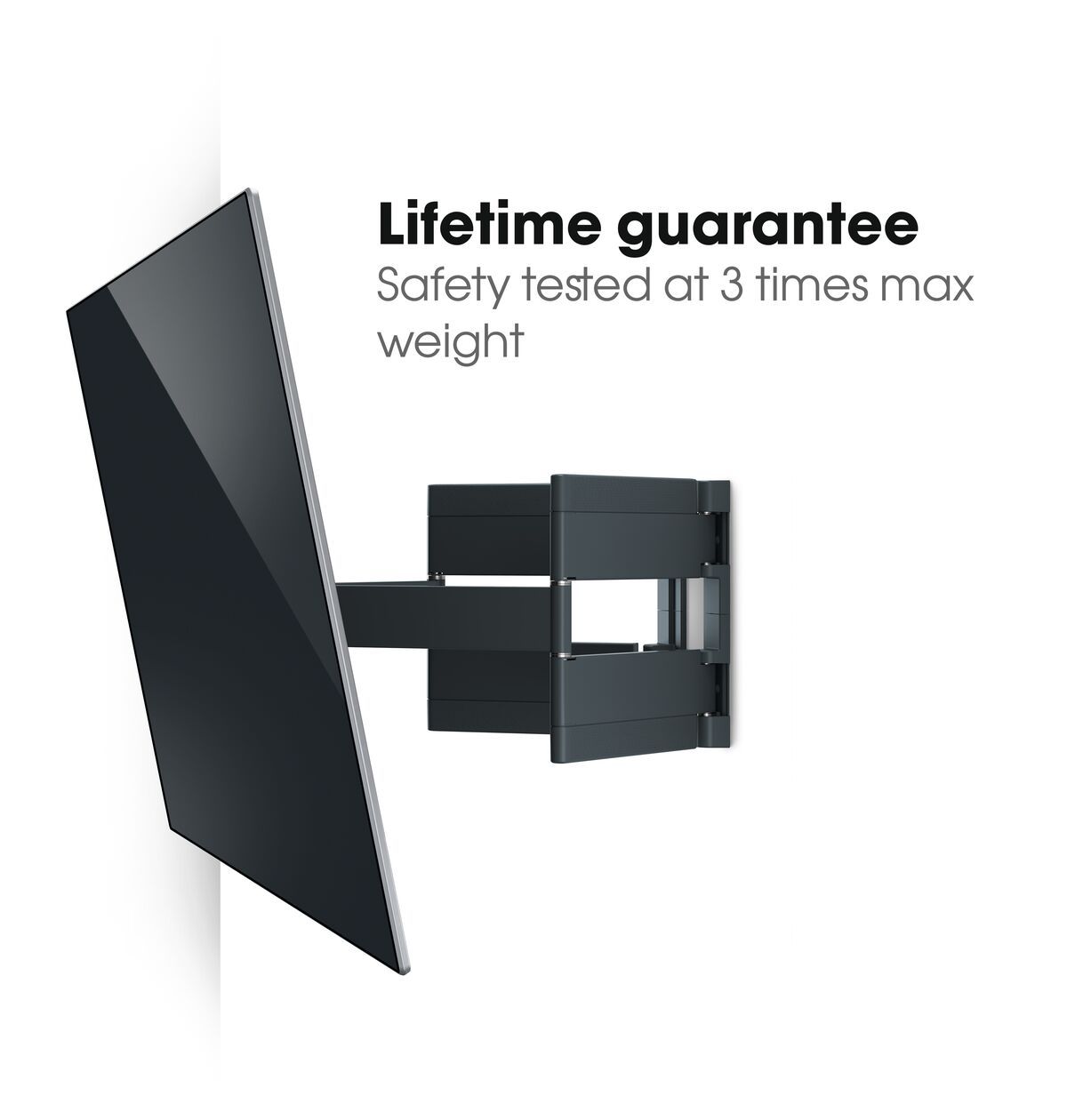 Vogel's THIN 550 ExtraThin Full-Motion TV Wall Mount - Suitable for 40 up to 100 inch TVs - Forward and turning motion (up to 120°) - Tilt up to 20° - USP