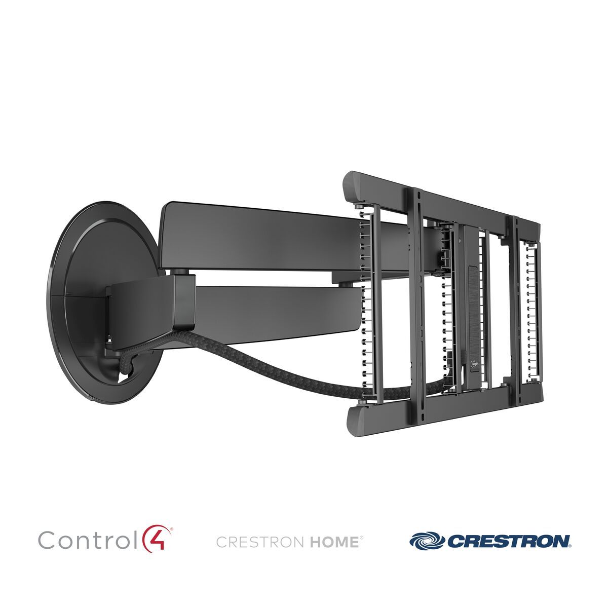 Vogel's TVM 7675 PRO Support mural TV motorisé (noir) - Convient aux téléviseurs de 40 à 77 pouces jusqu'à Déploiement et rotation (jusqu'à 120°) - Product