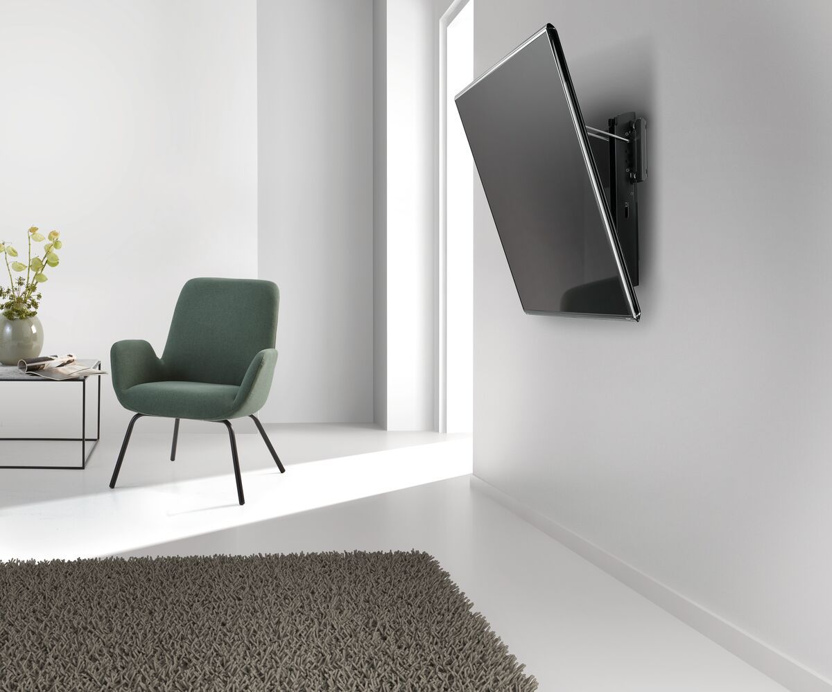 Vogel's BASE 15 L Neigbare TV-Wandhalterung - Geeignet für Fernseher von 40 bis 65 Zoll und einem Gewicht bis zu 45 kg - Bis zu 15° neigbar - Ambiance