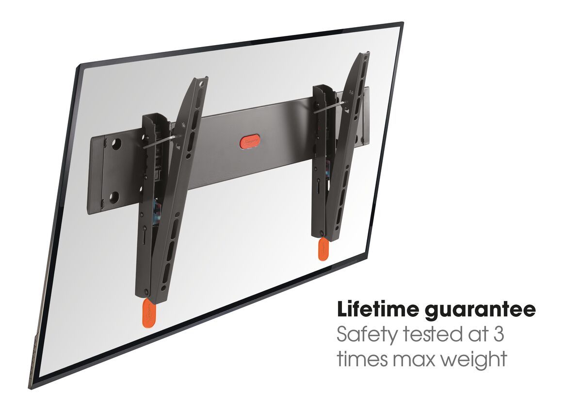 Vogel's BASE 15 L Tilting TV Wall Mount - Suitable for 40 up to 65 inch TVs up to Tilt up to 15° - USP