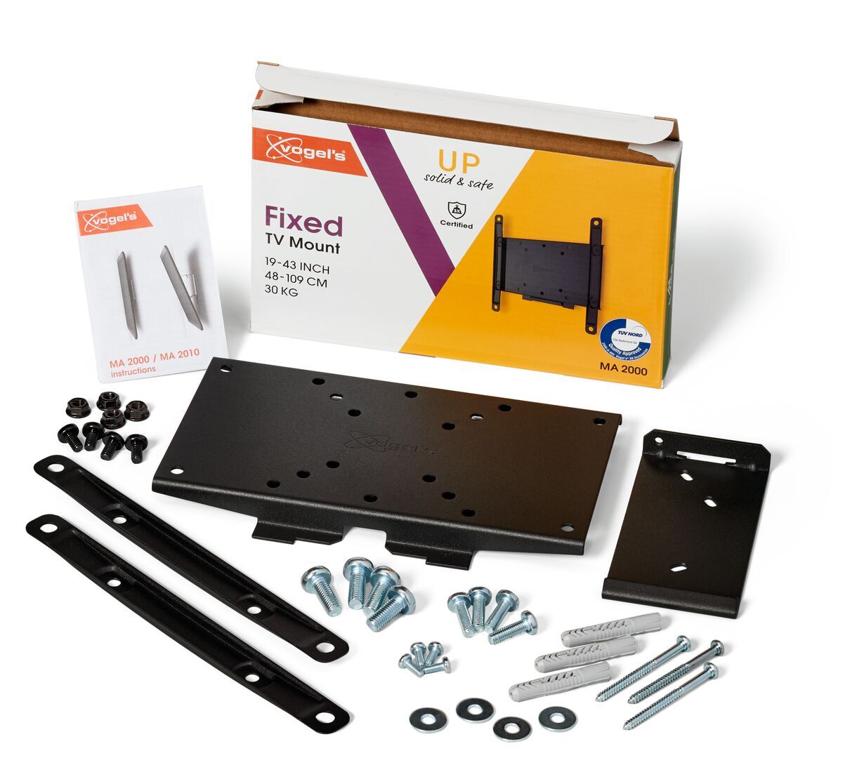 Vogel's MA2000 Fixed TV Wall Mount - Suitable for 19 up to 43 inch TVs up to Unboxing