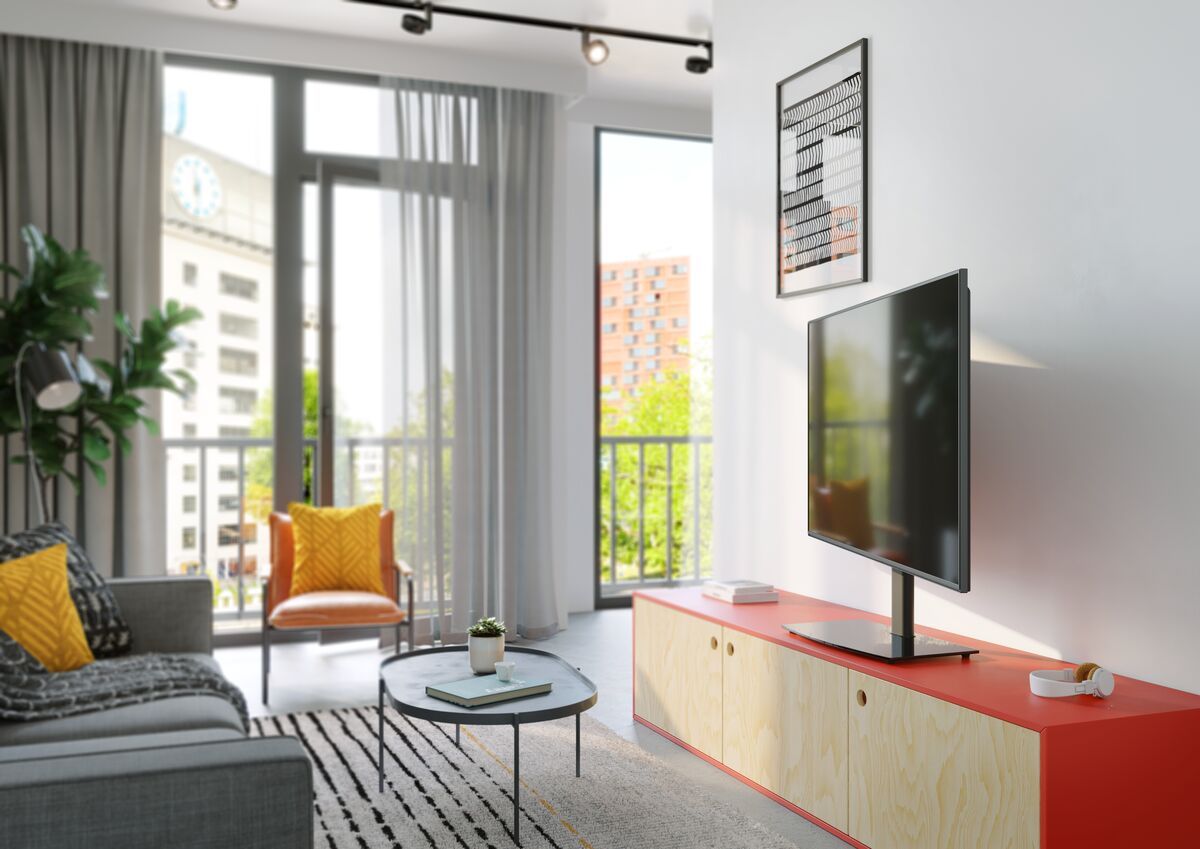 Vogel's MS3085 Tisch-Standfuß TV Halterung - Geeignet für Fernseher von 32 bis 65 Zoll - Bis zu 50° schwenkbar - Ambiance