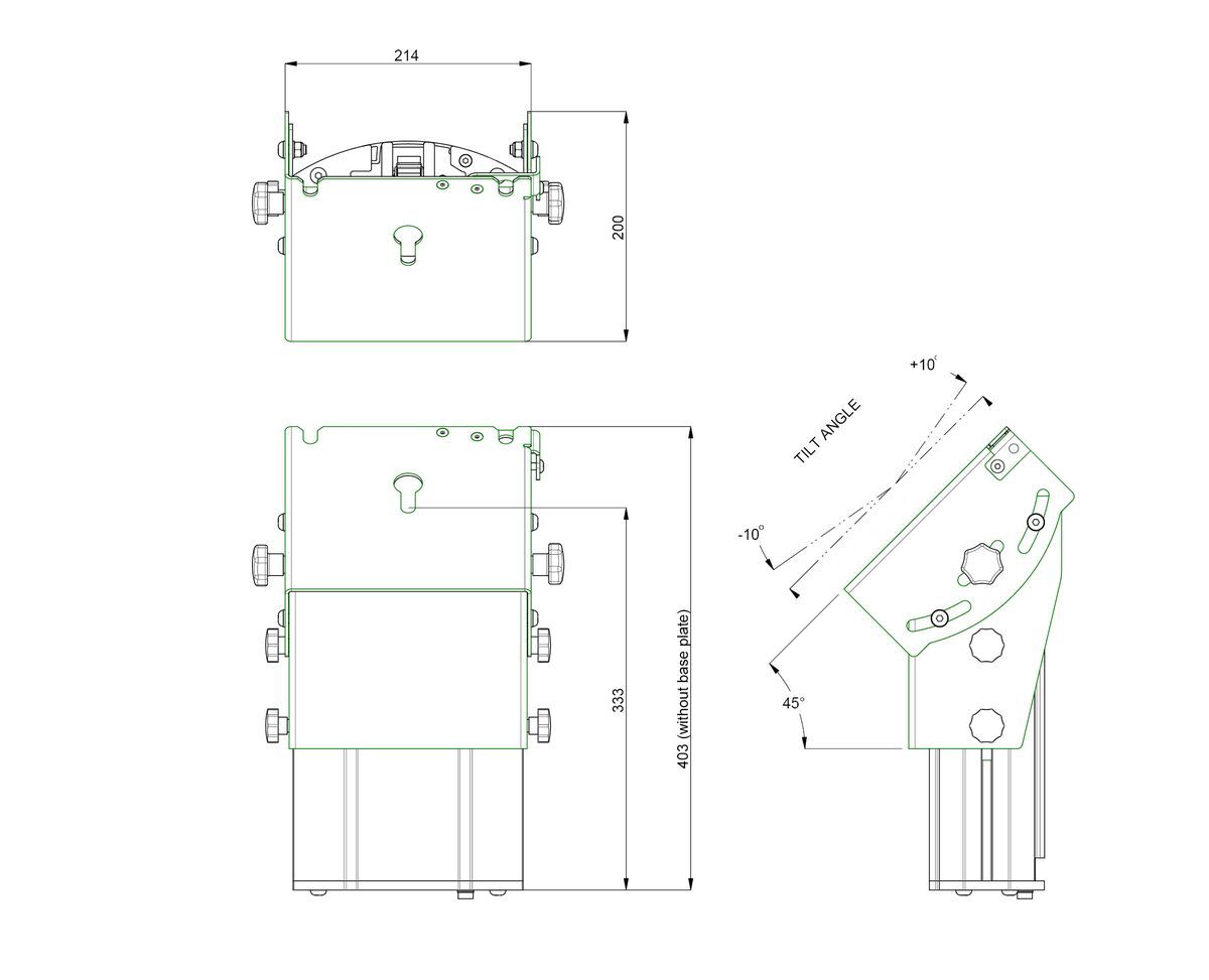 Vogel's S063.0500 Display Stage Stand, 350mm Dimensions