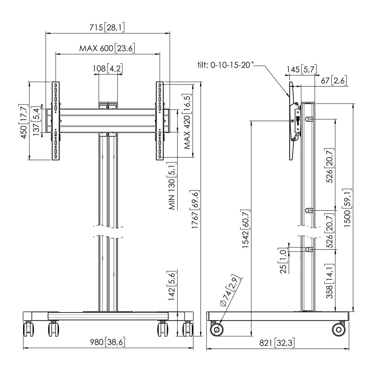 Vogel's Dimensions
