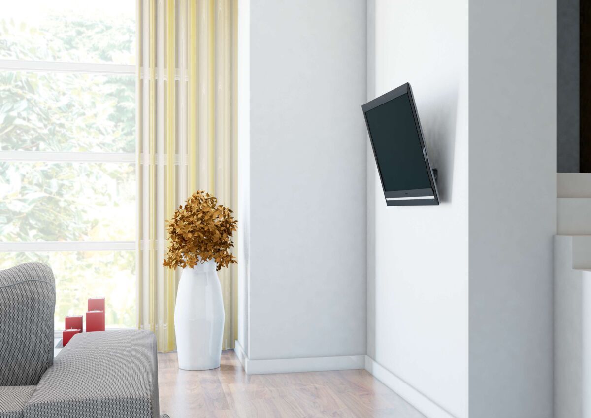 Vogel's THIN 315 UltraThin Tilting TV Wall Mount - Suitable for 40 up to 65 inch TVs up to Tilt up to 15° - Ambiance