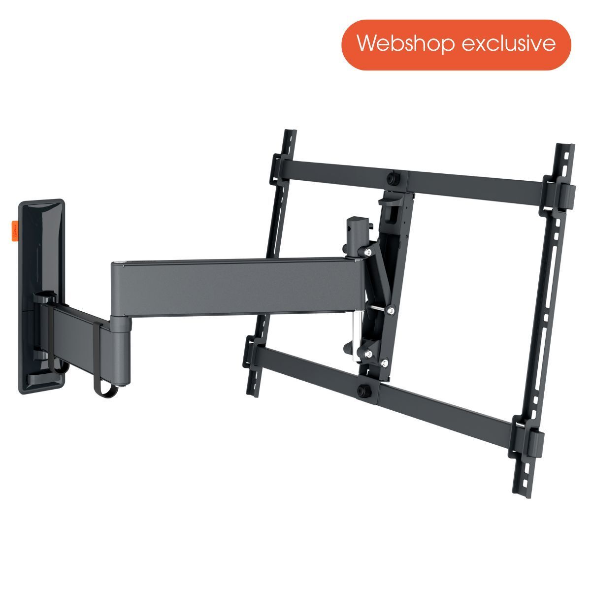 Vogel's ONE Schwenkbare TV-Wandhalterung 40-77 Zoll - Geeignet für Fernseher von 40 bis 77 Zoll - Voll beweglich (bis zu 180°) schwenkbar - Bis zu 20° neigbar - Promo