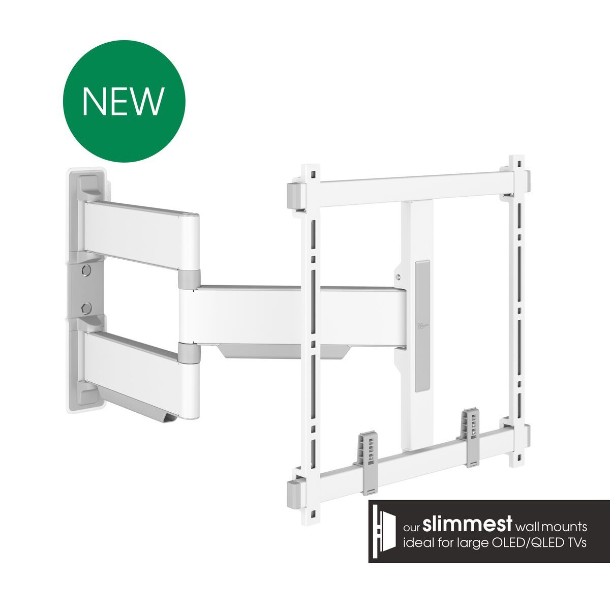 Vogel's TVM 5445 Full-Motion TV Wall Mount (white) - Suitable for 32 up to 65 inch TVs - Full motion (up to 180°) swivel - Promo