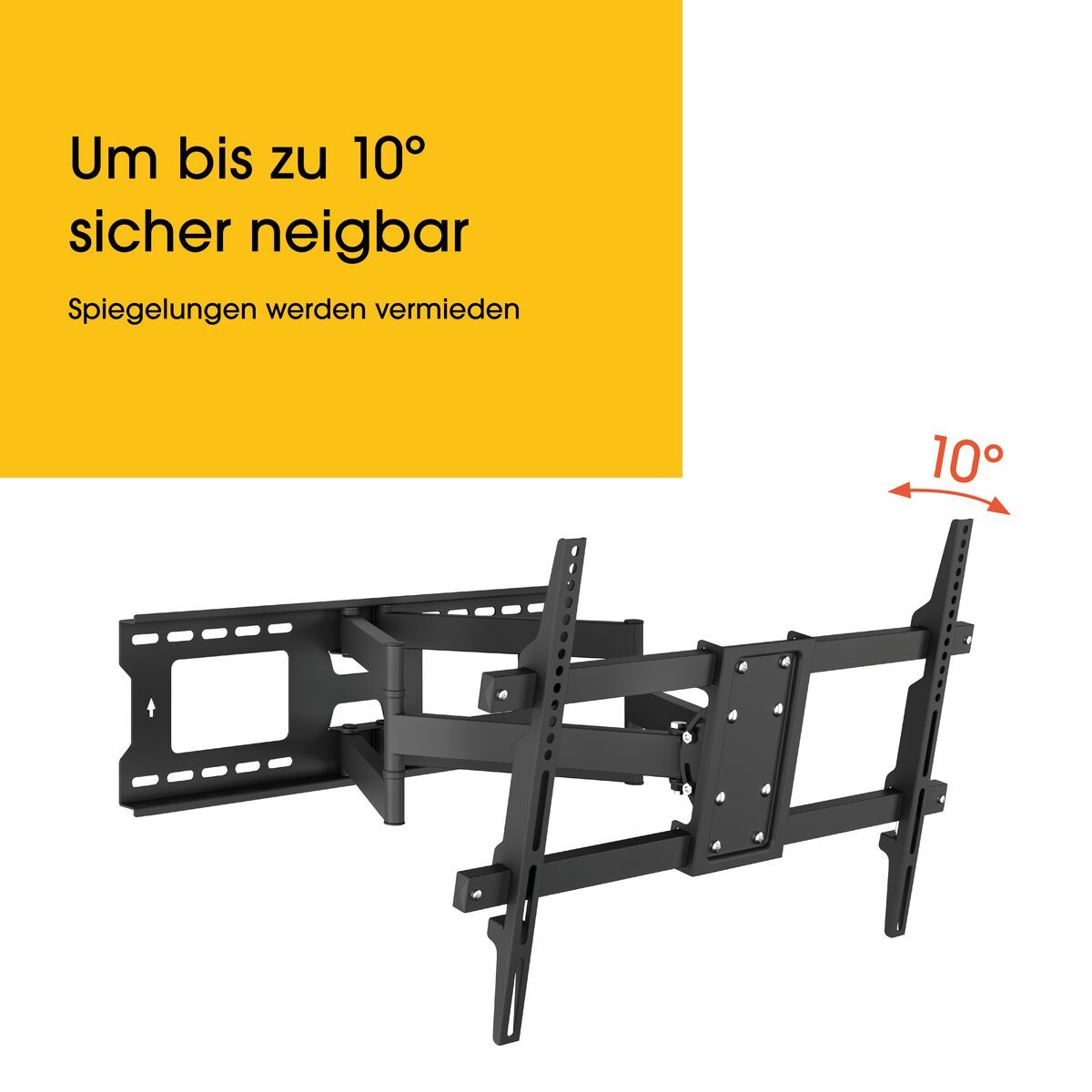 Vogel's MA5040 Schwenkbare TV-Wandhalterung - Geeignet für Fernseher von 43 bis 90 Zoll - Voll beweglich (bis zu 180°) - Bis zu 10° neigbar - USP