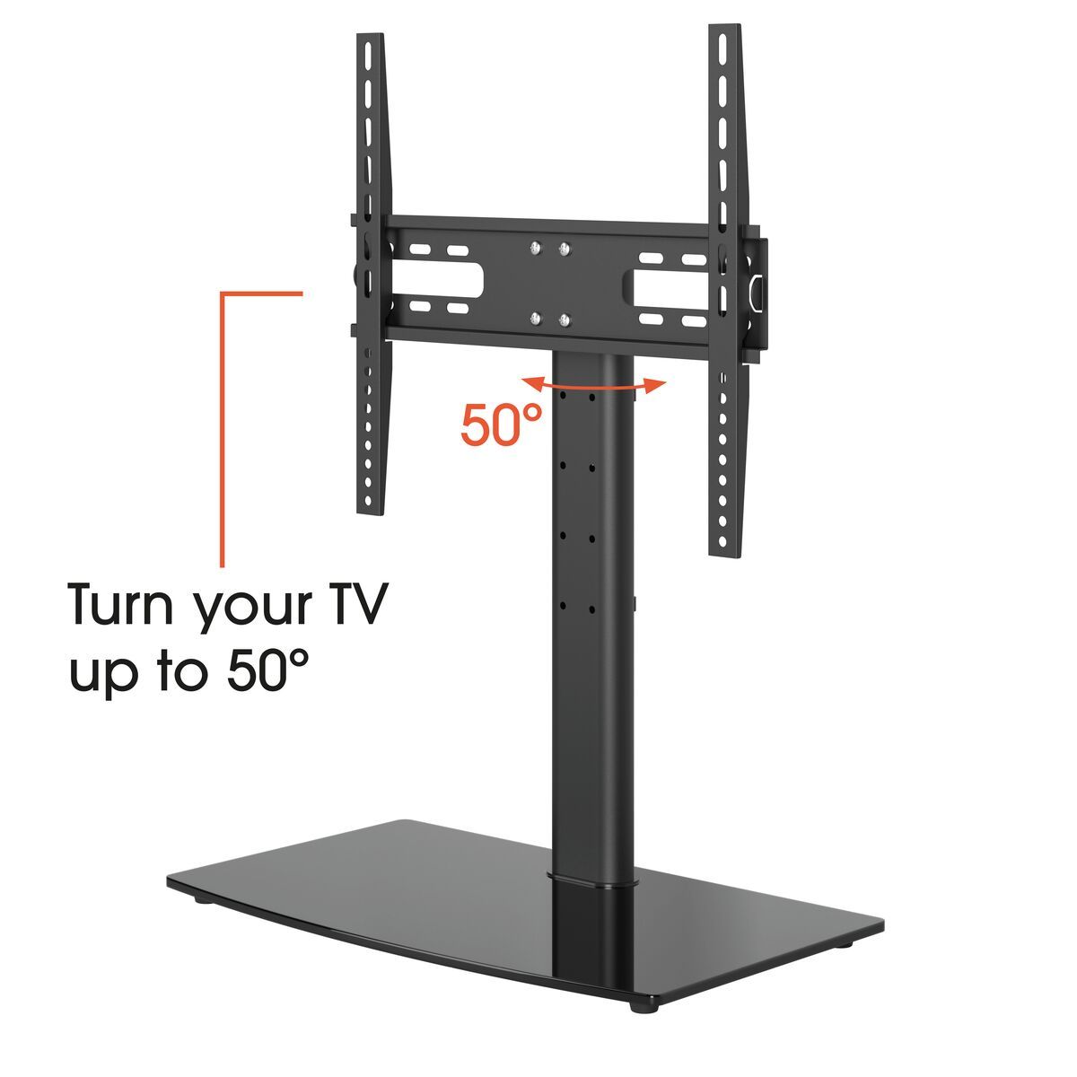 Vogel's MS3085 Support TV sur pied de table - Convient aux téléviseurs de 32 à 65 pouces - Jusqu'à 50° orientable - USP