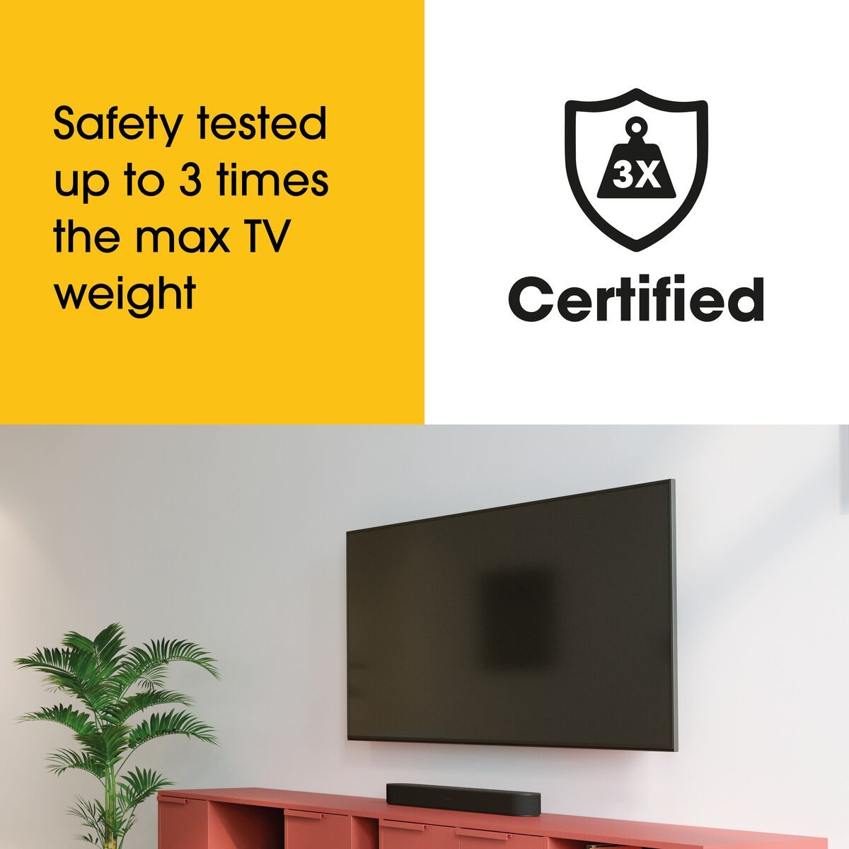 Vogel's MA 3010 Tilting TV Wall Mount - Suitable for 32 up to 65 inch TVs up to 40 kg - Tilt up to 10° - USP