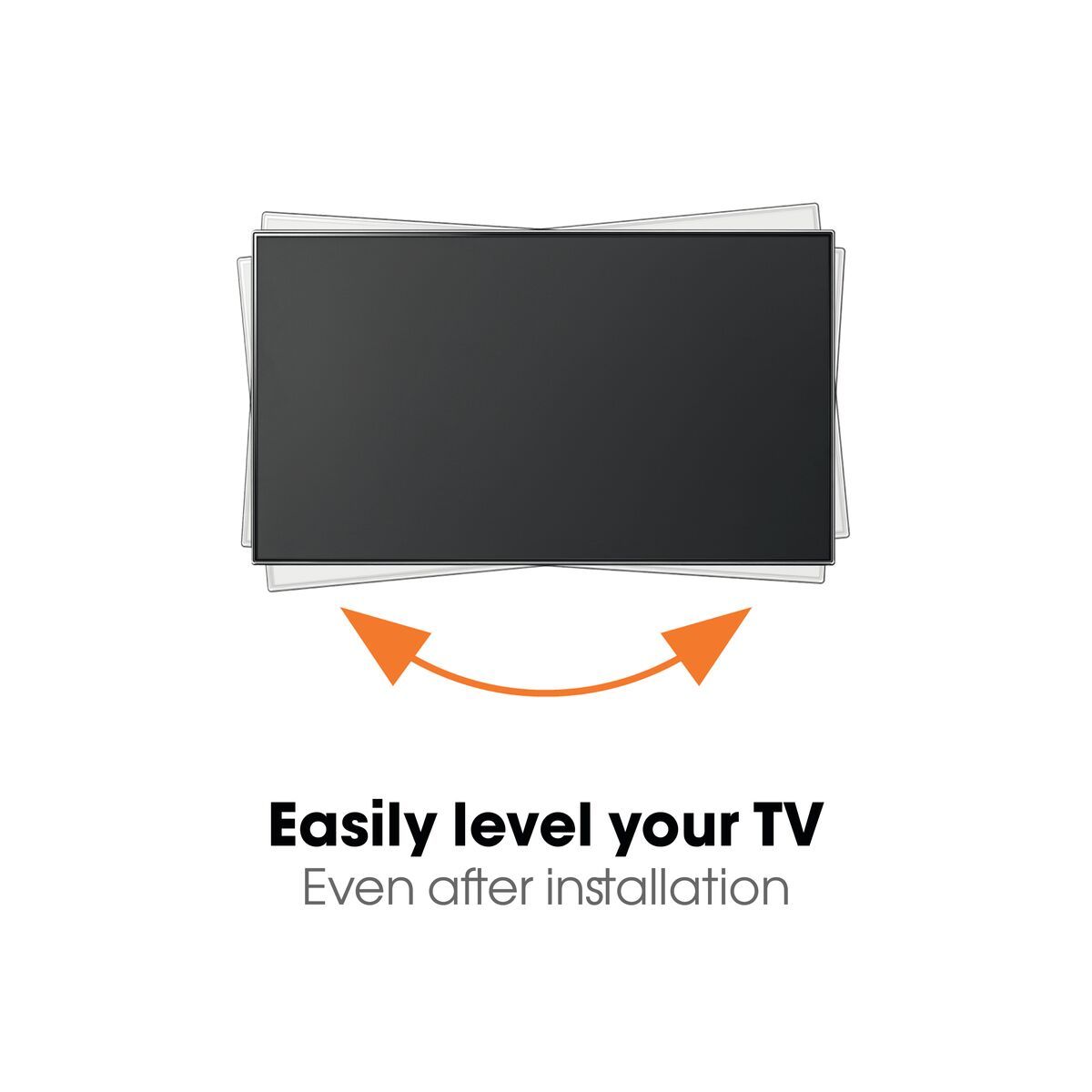 Vogel's WALL 3245 Support TV Orientable (noir) - Convient aux téléviseurs de 32 à 55 pouces - Orientable (jusqu'à 180°) - Inclinaison jusqu'à 20° - USP